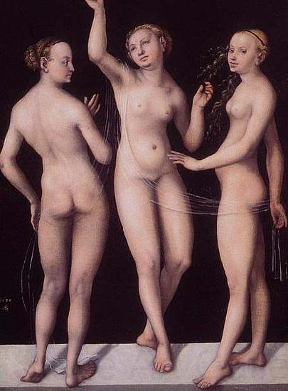 Lucas Cranach The Three Graces Germany oil painting art